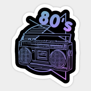 80s Sticker